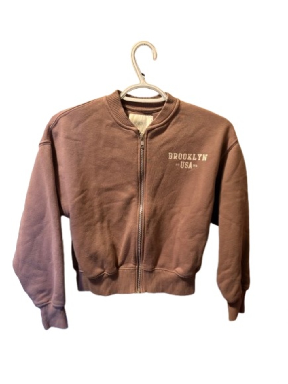 ZARA Kids Brooklyn Zip‑Up Sweatshirt – 11–12 Years (148 cm)